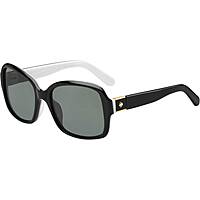lunettes de soleil Kate Spade New York noirs forme Rectangulaire 226582QOP54RA