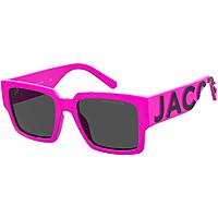 lunettes de soleil Marc Jacobs noirs forme Rectangulaire 206962EWW54IR