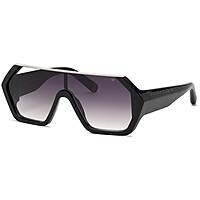 lunettes de soleil Philipp Plein noirs forme Masque SPP0470700