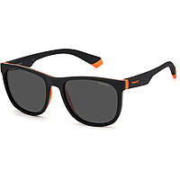 lunettes de soleil Polaroid noirs forme Rectangulaire 2048738LZ49M9