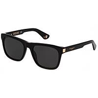lunettes de soleil Police noirs forme Carrée SPLE37N700P