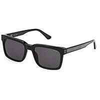 lunettes de soleil Police noirs forme Carrée SPLF120700