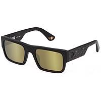 lunettes de soleil Police noirs forme Carrée SPLL12703G