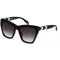 lunettes de soleil Police noirs forme Carrée SPLL360700