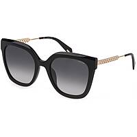 lunettes de soleil Police noirs forme Papillon SPLG190700