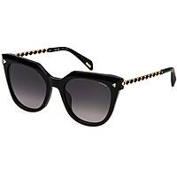 lunettes de soleil Police noirs forme Papillon SPLN63530700