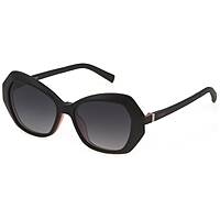 lunettes de soleil Sting noirs forme Cat Eye SSJ6889H7P