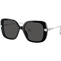 lunettes de soleil Swarovski noirs forme Carrée 5679543