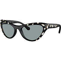 lunettes de soleil Swarovski noirs forme Cat Eye 5679529