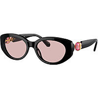 lunettes de soleil Swarovski noirs forme Cat Eye 5679532