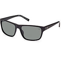 lunettes de soleil Timberland noirs forme Rectangulaire TB92966002R