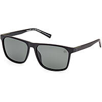 lunettes de soleil Timberland noirs forme Rectangulaire TB93125902R