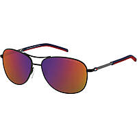 lunettes de soleil Tommy Hilfiger noirs forme Carrée 20577100359MI