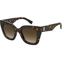 lunettes de soleil Tommy Hilfiger noirs forme Carrée 20630408650HA