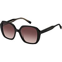 lunettes de soleil Tommy Hilfiger noirs forme Carrée 20675380754HA