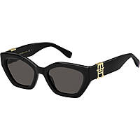 lunettes de soleil Tommy Hilfiger noirs forme Hexagonale 20596980754IR