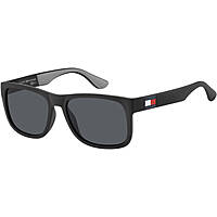 lunettes de soleil Tommy Hilfiger noirs forme Rectangulaire 20087808A56IR