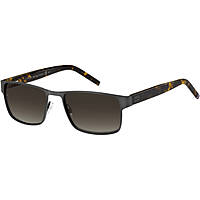 lunettes de soleil Tommy Hilfiger noirs forme Rectangulaire 205822SVK57HA