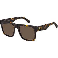 lunettes de soleil Tommy Hilfiger noirs forme Rectangulaire 2067760865370