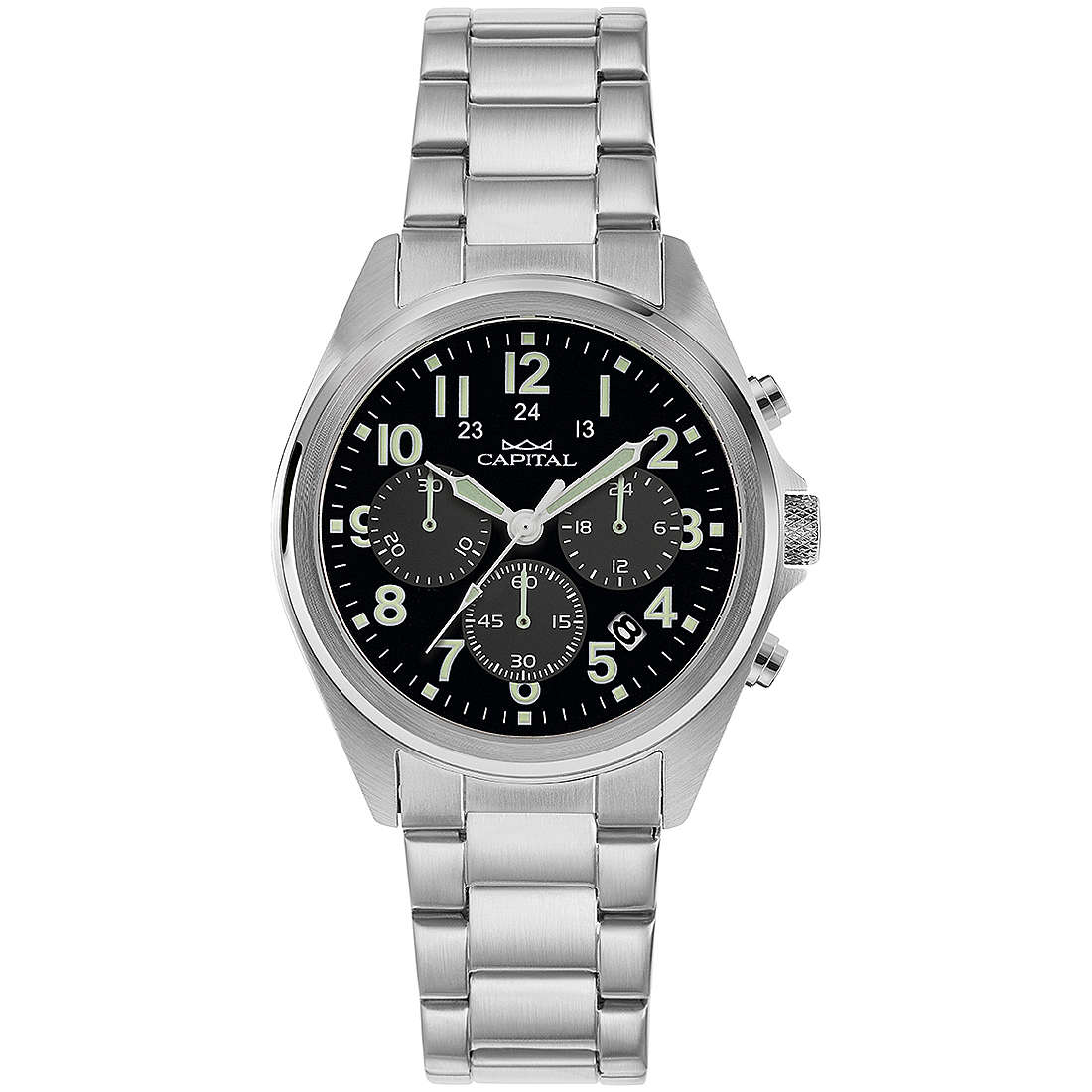 montre chronographe homme Capital Time For Men AX430-3