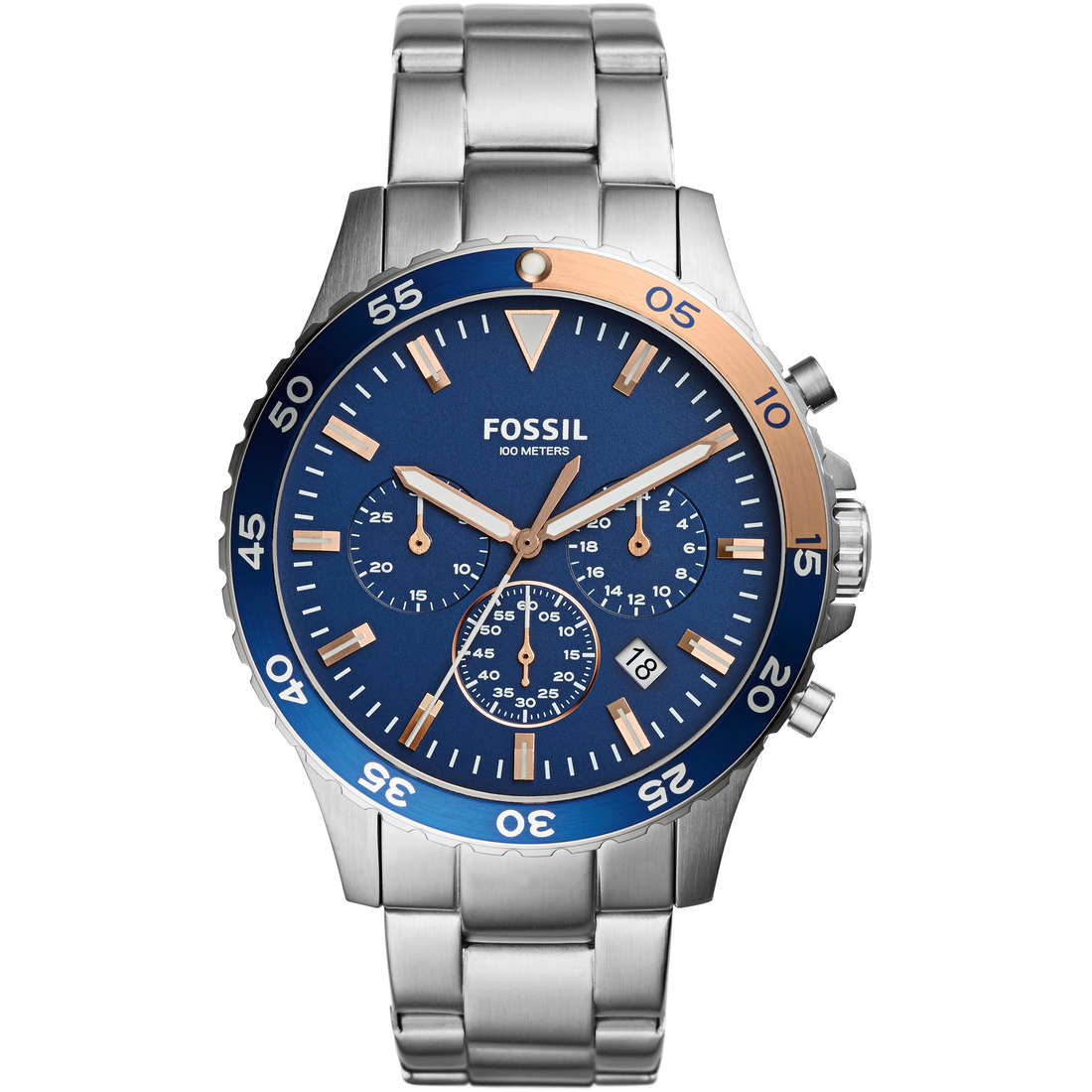 montre chronographe homme Fossil CH3059