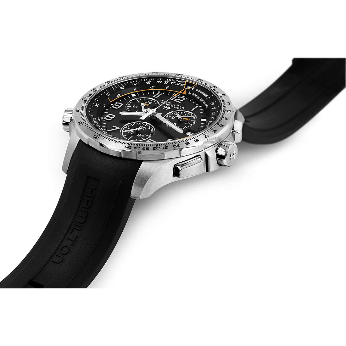 montre chronographe homme Hamilton Khaki Aviation H77912335