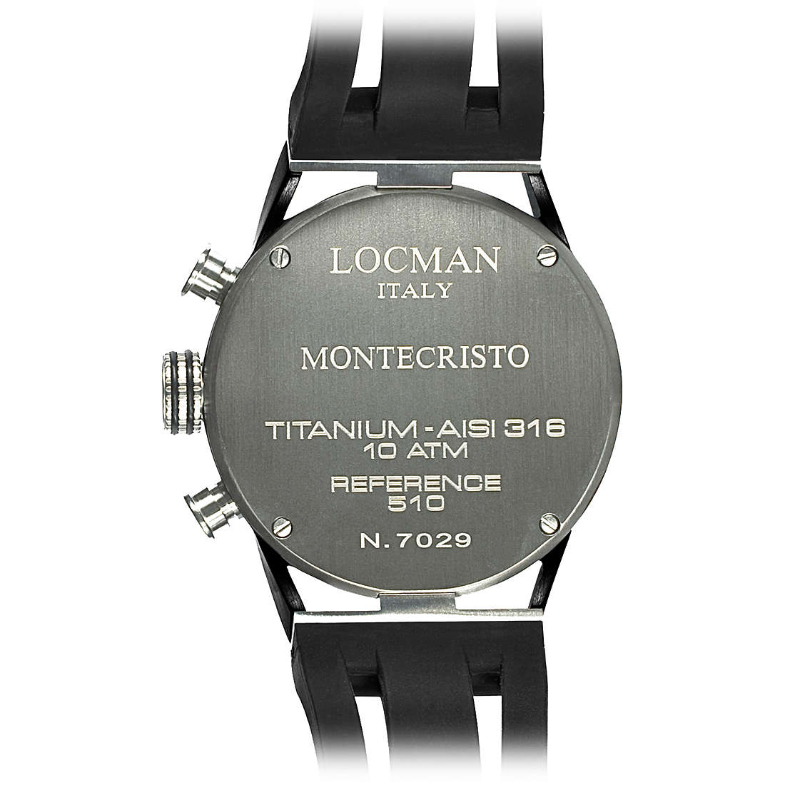 montre chronographe homme Locman Montecristo 0510KNBKFBL0GOK