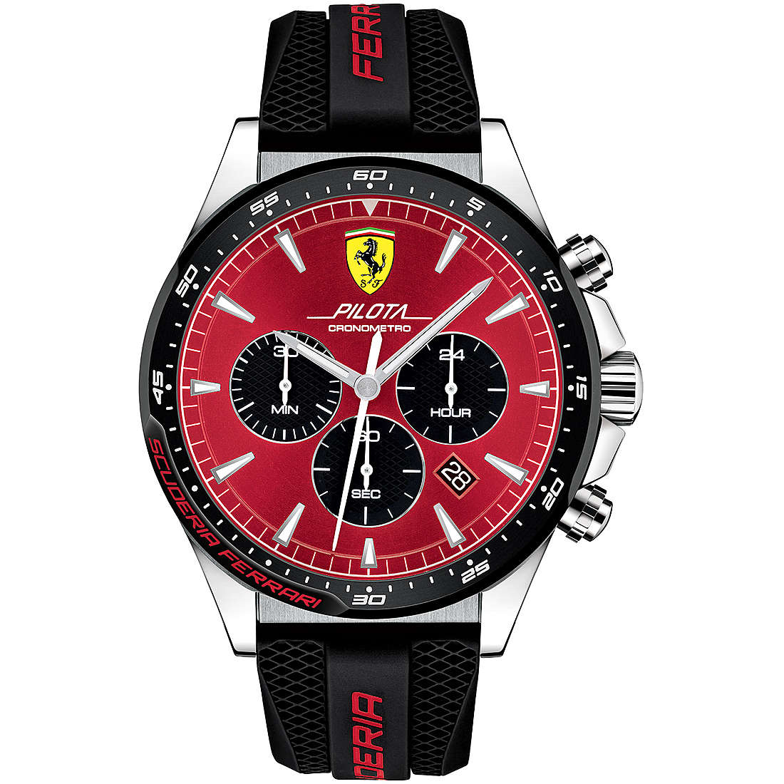 montre chronographe homme Scuderia Ferrari Pilota FER0830595