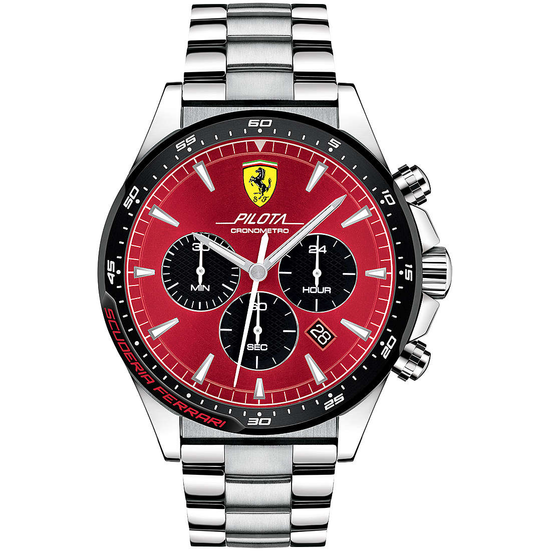 montre chronographe homme Scuderia Ferrari Pilota FER0830619