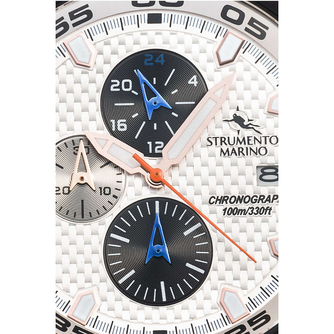 montre chronographe homme Strumento Marino Speedboat SM126S/RG/BN/NR