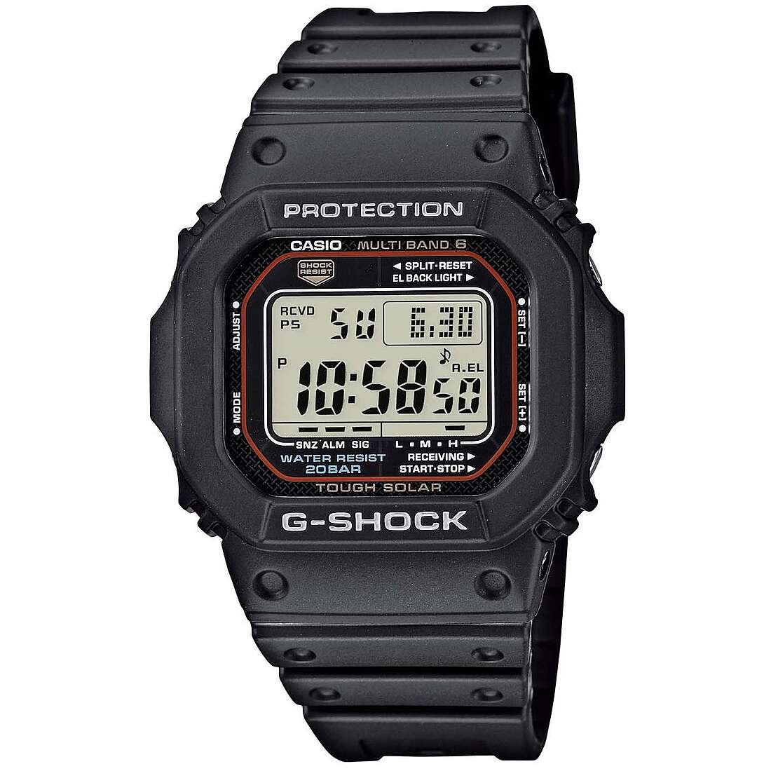montre numérique homme G-Shock 5600-FACE GW-M5610-1ER