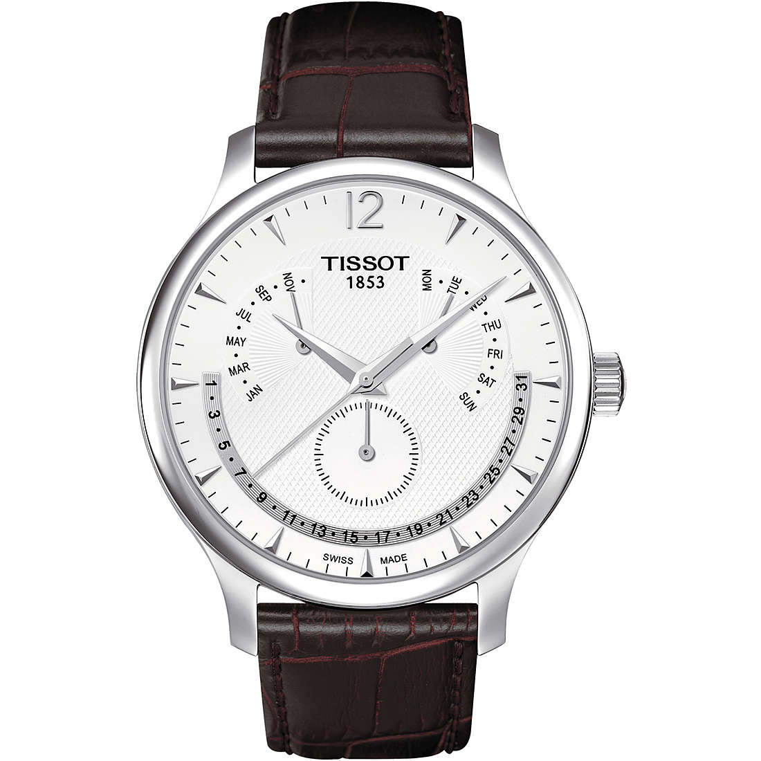 montre seul le temps homme Tissot T-Classic Tradition T0636371603700