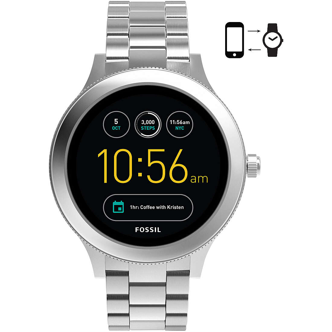 montre Smartwatch femme Fossil Q Venture FTW6003