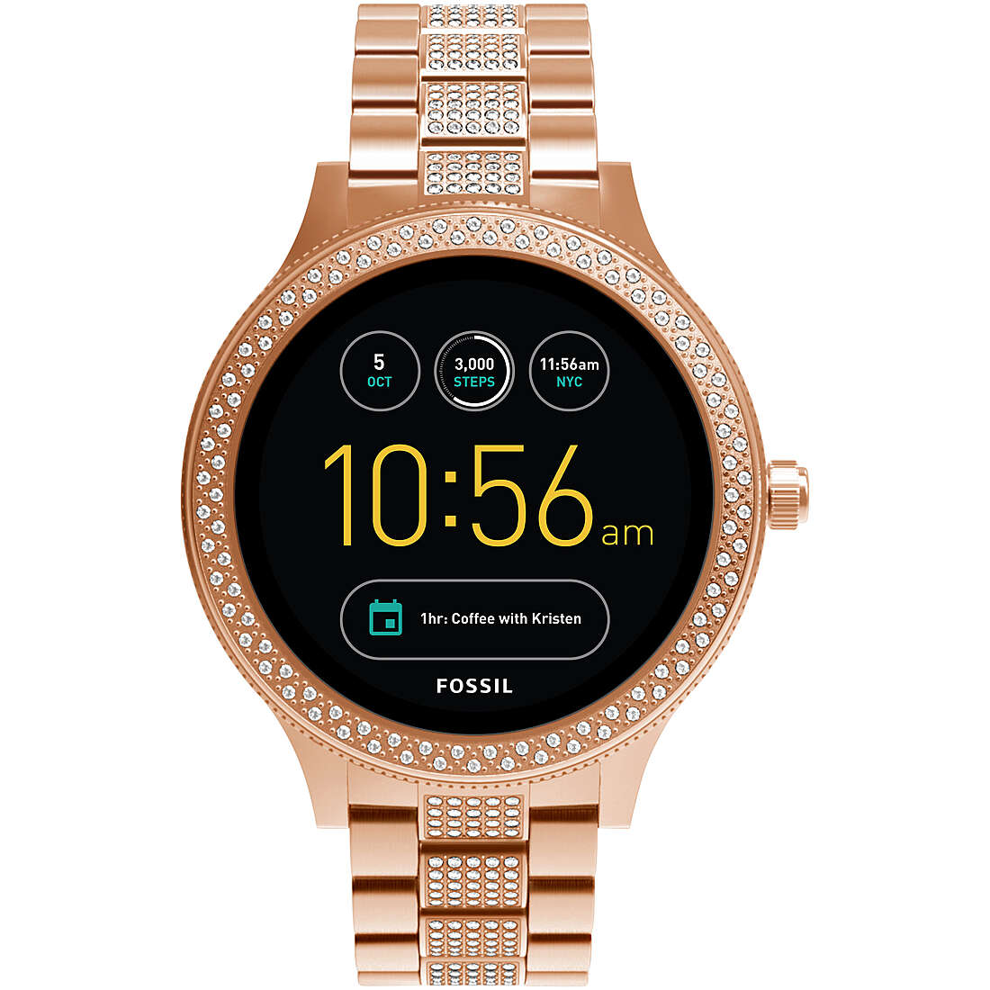 montre Smartwatch femme Fossil Q Venture FTW6008