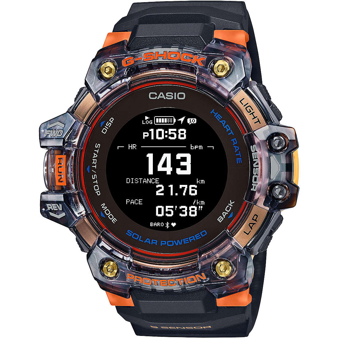 montre Smartwatch homme G-Shock G-Squad GBD-H1000-1A4ER
