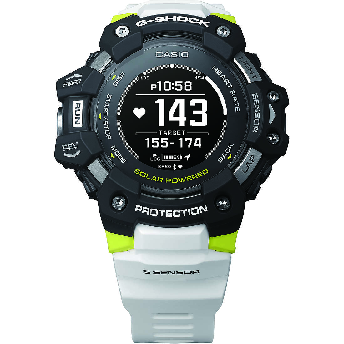 montre Smartwatch homme G-Shock G-Squad GBD-H1000-1A7ER