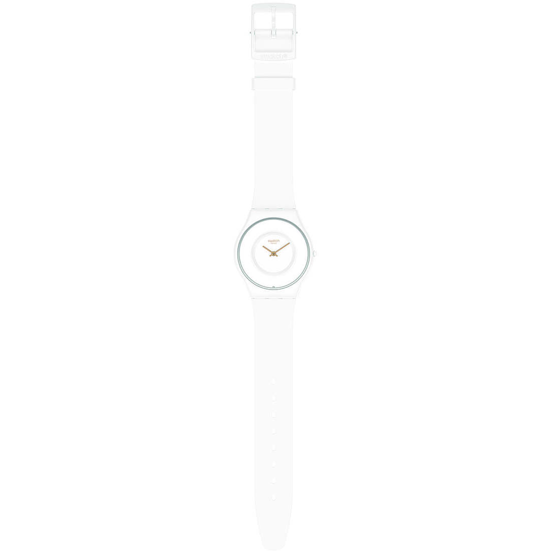 montre Swatch Bioceramique Blanc Skin SS09W100