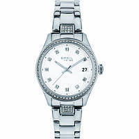 seul le temps montre Acier Cadran Blanc femme Classic Elegance EW0708