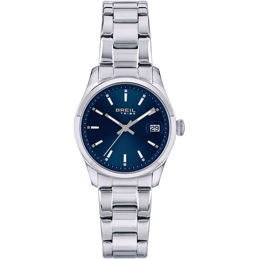 seul le temps montre Acier Cadran Bleu femme Classic Elegance EW0597