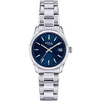 seul le temps montre Acier Cadran Bleu femme Classic Elegance EW0597