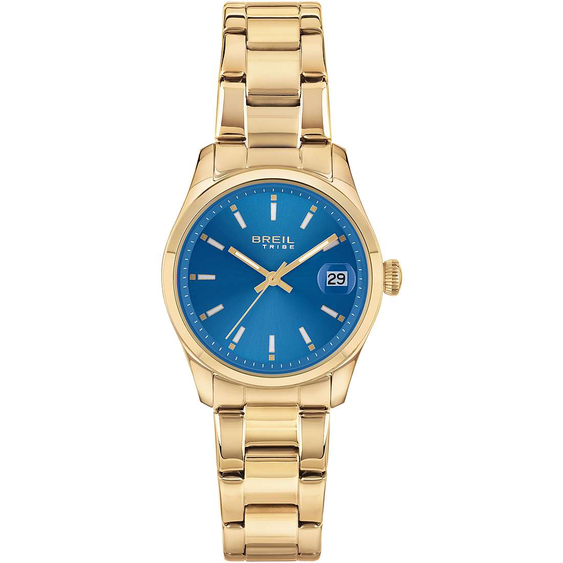 seul le temps montre Acier Cadran Bleu femme Classic Elegance EW0599